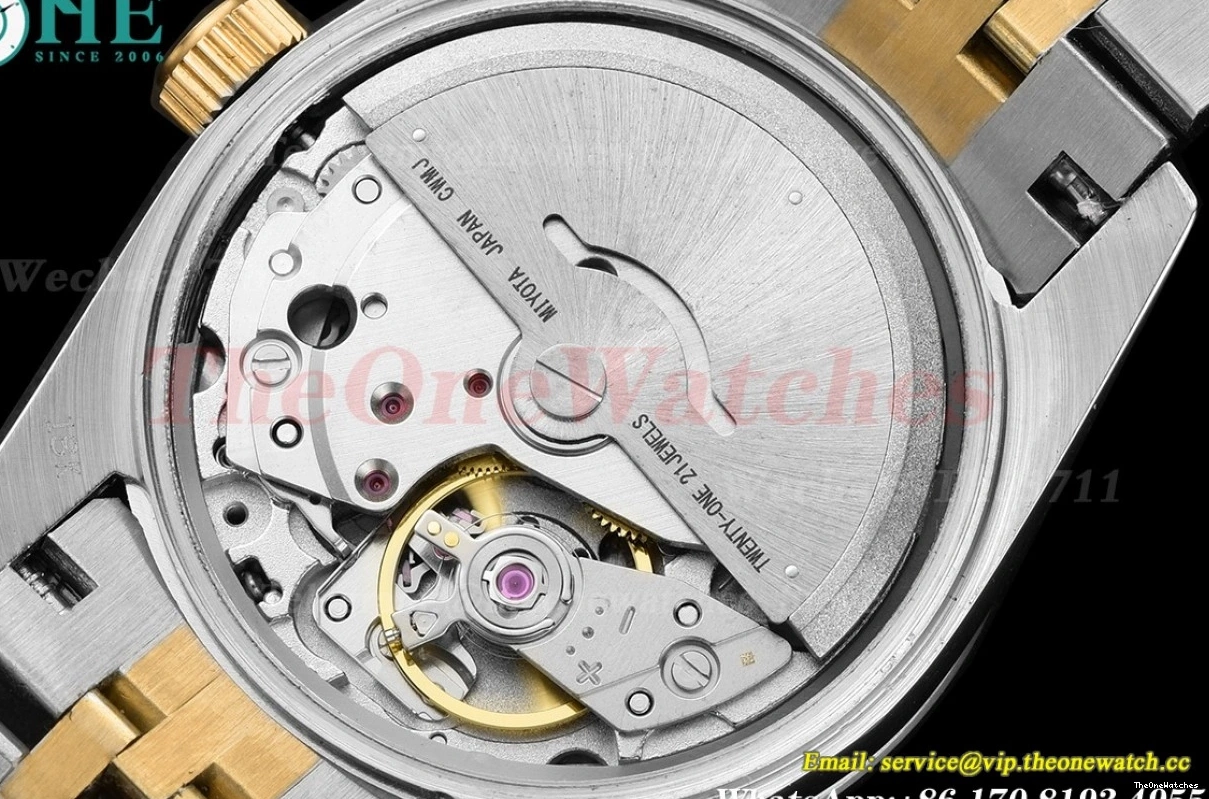 Chocolate YG GDF Dia Datejust MY8215 28mm SS Rmn 0510